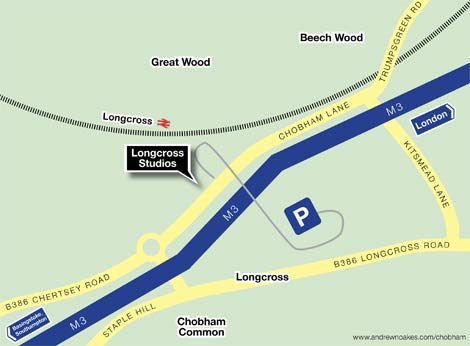 Directions to Longcross Studios