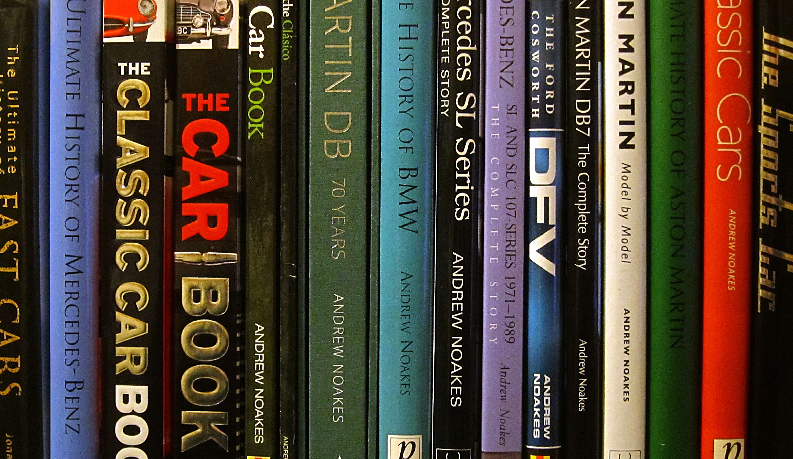 Motoring books by Andrew Noakes