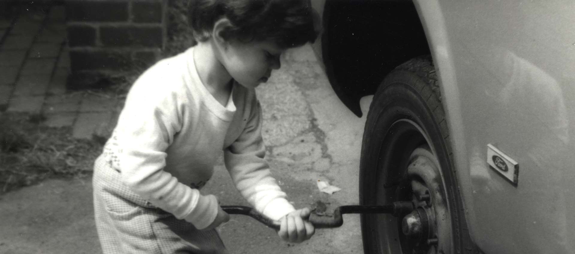 Motoring journalist Andrew Noakes started early