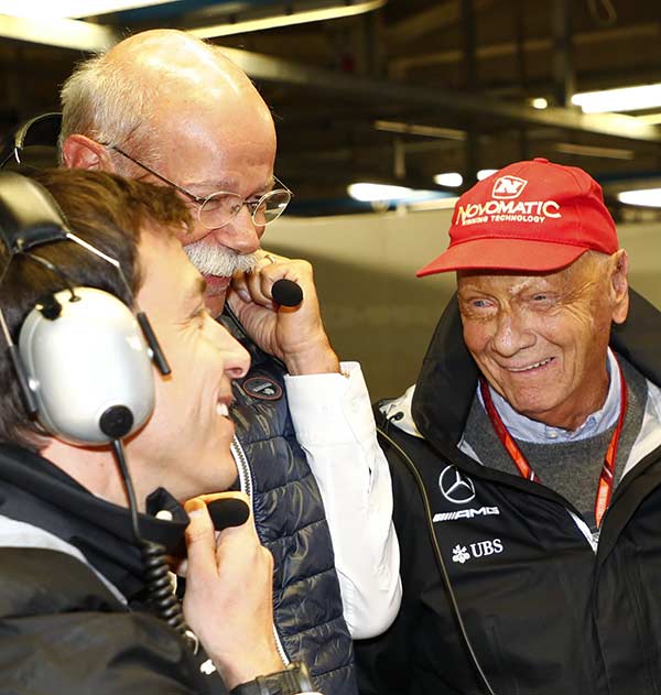 Lauda 2017 Toto Wolff Dieter Zetsche