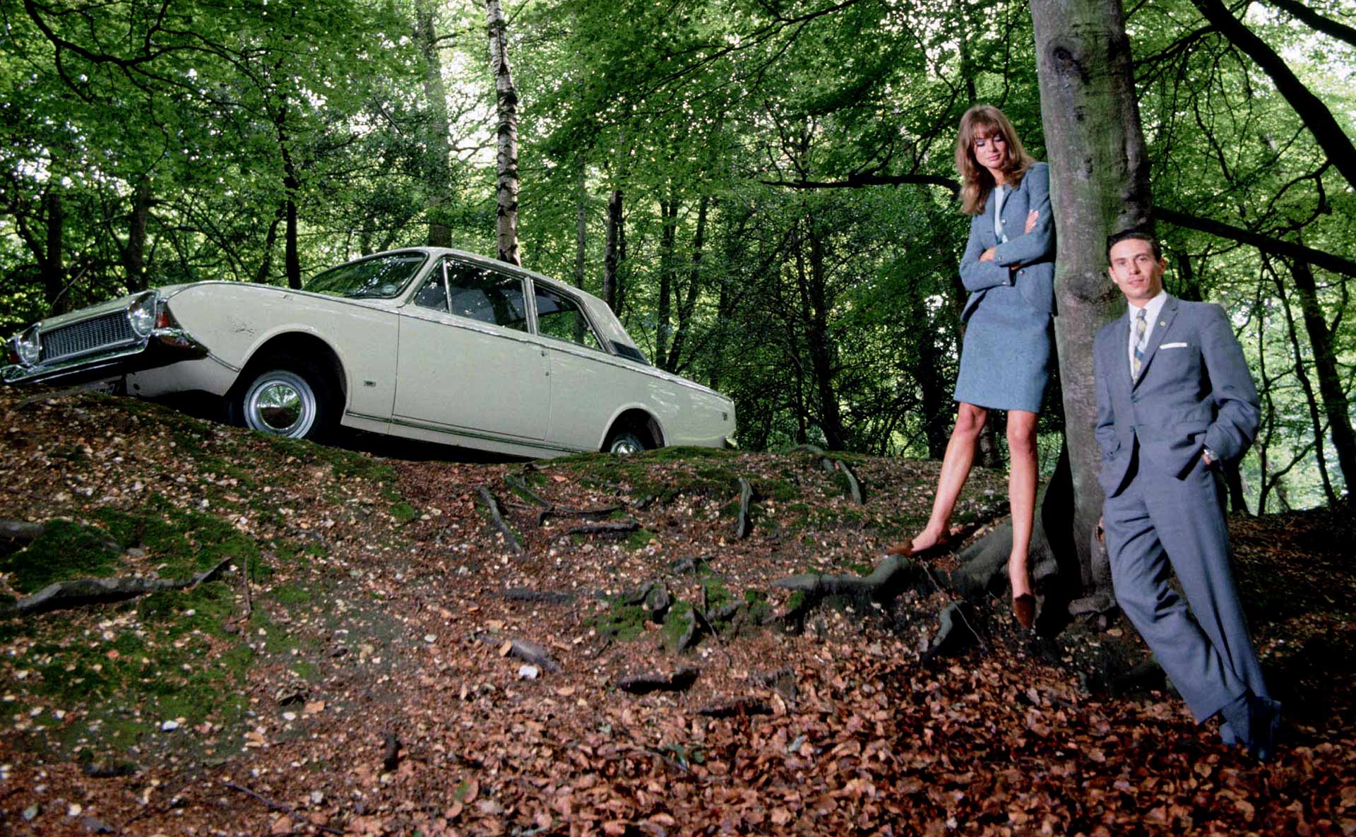 Jim Clark Jean Shimpton Ford Corsair