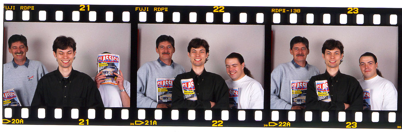 Classics magazine editorial team: Clive White, Andrew Noakes and Ben Hardcastle